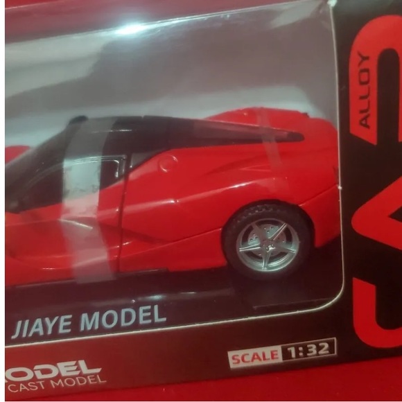 ⭐️🌴 Ferrari JIAYE Model Car 1:32 Pull Back with Sound Light Diecast Metal Body - Picture 4 of 8